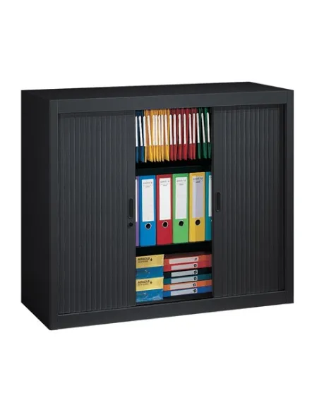 Armario metalico persiana desmontable 100x100 negro