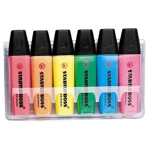 Bolsa 6 Marcador surtido Stabilo