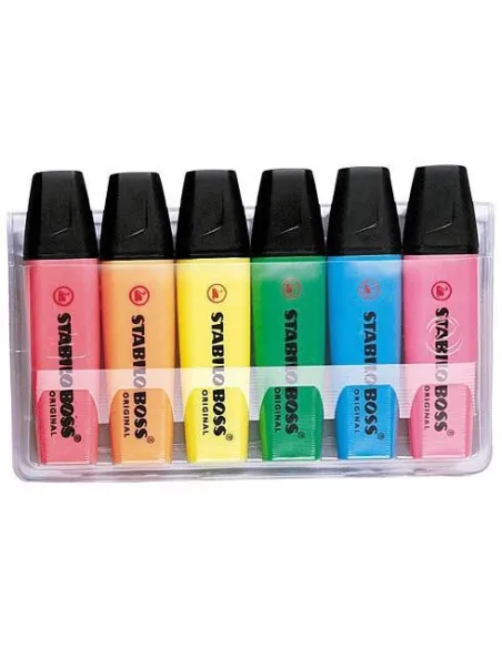 Bolsa 6 Marcador surtido Stabilo