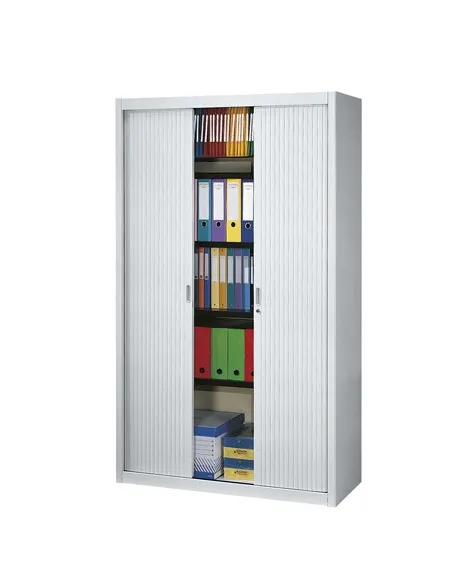 Armario metalico persiana desmontable 200x100 gris claro