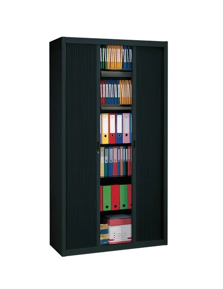 Armario metalico persiana desmontable 220x100 negro