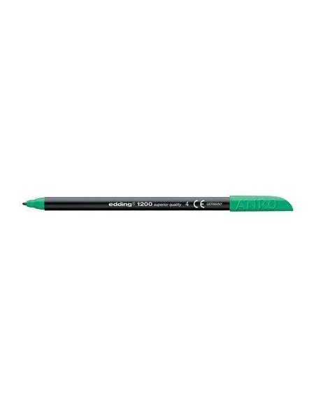 Rotulador stylo fibra 1200 Edding verde