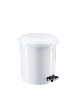Papelera pedal redonda 6 litros