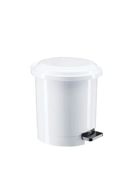 Papelera pedal redonda 6 litros