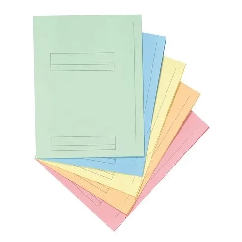 50 subcarpetas Fast  A4 2 solapas colores surtidos pastel