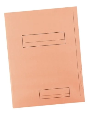 50 subcarpetas Fast  A4 2 solapas naranja pastel