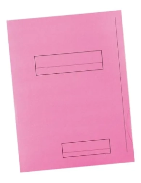 50 subcarpetas Fast  A4 2 solapas rosa pastel