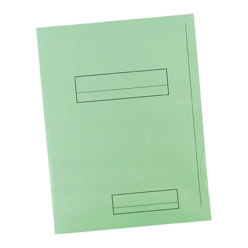50 subcarpetas Fast  A4 2 solapas verde pastel