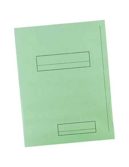 50 subcarpetas Fast  A4 2 solapas verde pastel
