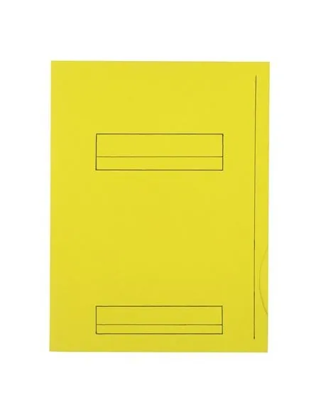 50 subcarpetas 2 solapas A4 Fast  220 g  amarillo intenso