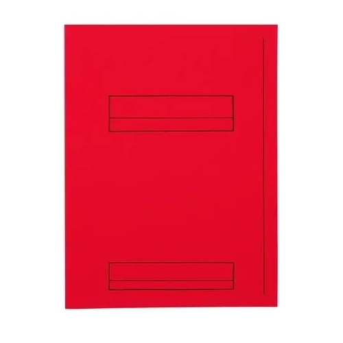 50 subcarpetas 2 solapas A4 Fast  220 g rojo intenso