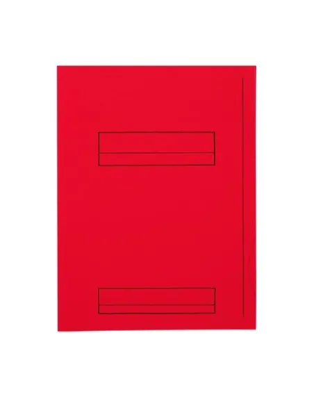 50 subcarpetas 2 solapas A4 Fast  220 g rojo intenso