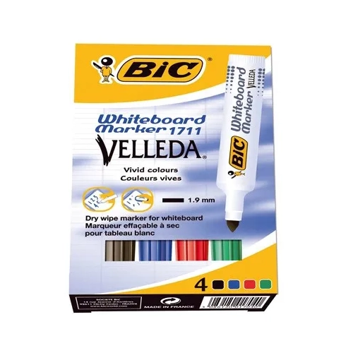 Estuche 4 rotuladores velleda surtidos 1711