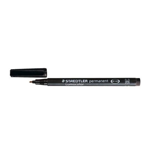 Rotulador permanente Staedtler Lumocolor 0,6mm negro