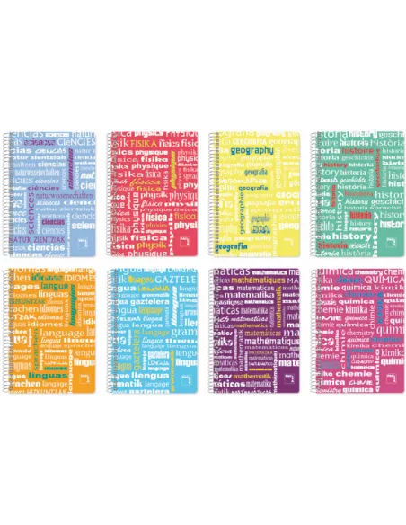 Cuaderno espiral  signaturas Pacsa