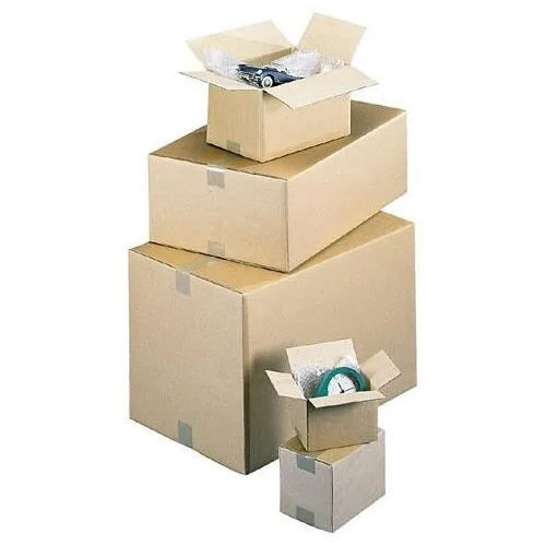 Caja cartón americana 230x190x120mm kraf marrón