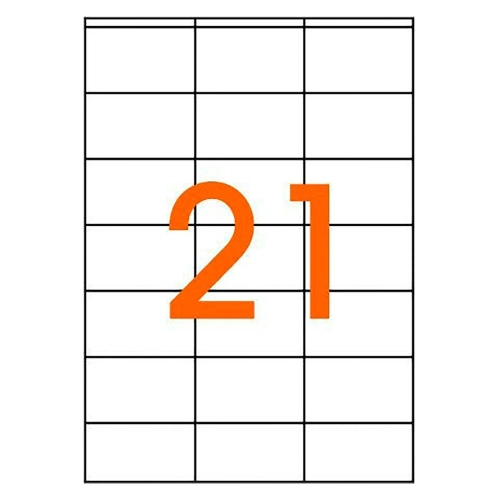 Caja 200 hojas etiquetas laser 70x42 jmb