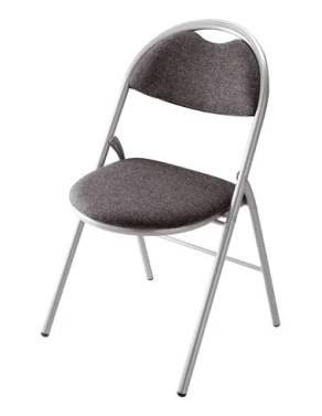 Silla plegable super confort 2 antracita  patas aluminio