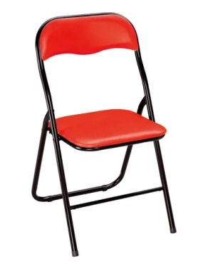 Silla plegable colectividad 2 rojo