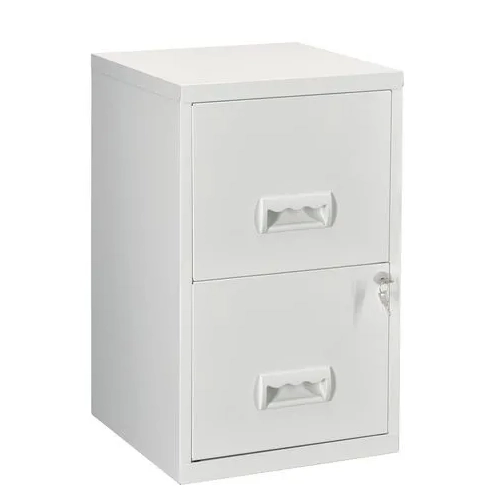 Archivador metalico 2 cajones carpetas colgantes gris