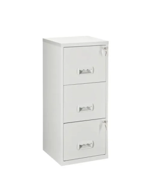 Archivador metalico carpetas colgantes 3 cajones gris