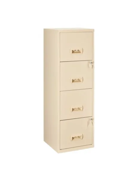 Archivador metalico Budget 4 cajones carpetas colgantes beige