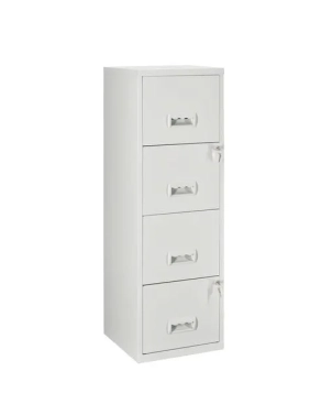 Archivador metalico Budget 4 cajones carpetas colgantes gris