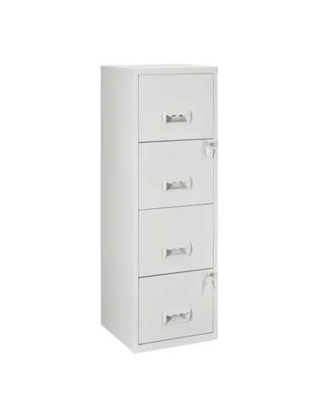 Archivador metalico Budget 4 cajones carpetas colgantes gris