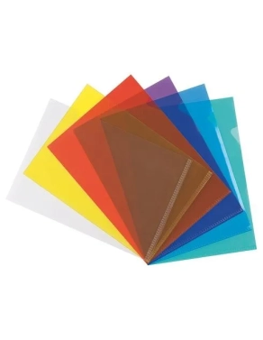 Caja 100 Dossier Uñero PVC Azul 200 Micras