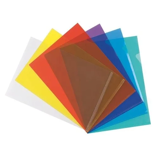 Caja 100 Dossier Uñero PVC Amarillo 200 Micras