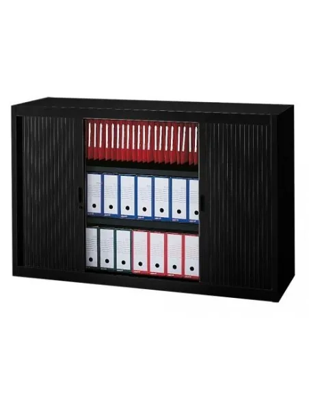 Armario metalico persiana desmontable 100x160cm negro