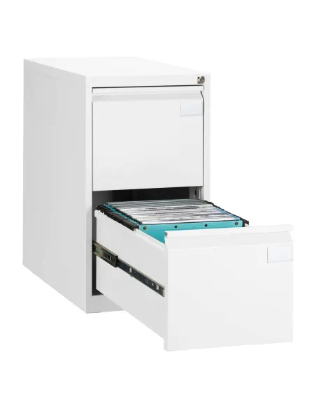 Archivador metalico carpetas colgantes 2 cajones