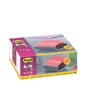 Distribuidor bloc notas Z Pro Post IT negra+16 blocs