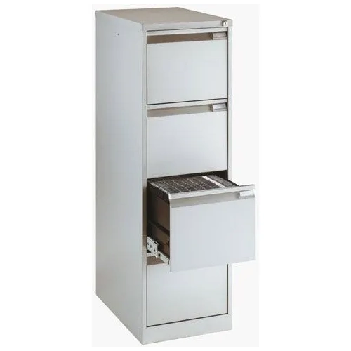 Archivador metalico carpetas colgantes 4 cajones aluminio