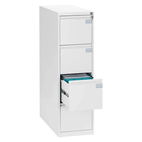 Archivador metalico carpetas colgantes 4 cajones Pro blanco