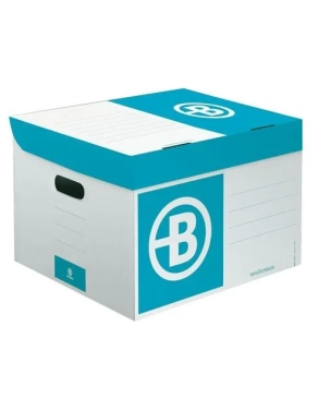 Contenedor de archivo definitivo pequeño azul