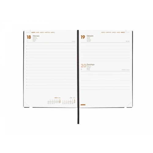 Agenda Finocam Dynamic Mara y10 dia pagina roja