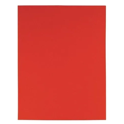 Paquete 100 carpetas recicladas rojas