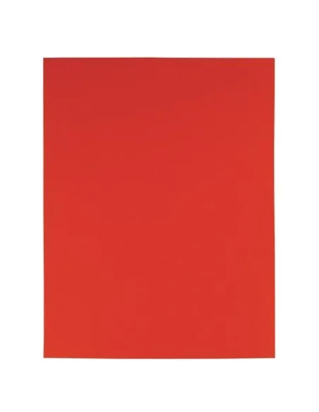 Paquete 100 carpetas recicladas rojas