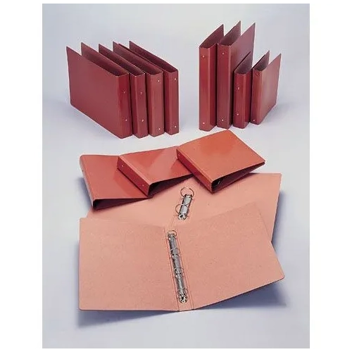carpeta folio 4 anillas 25 mm color cuero