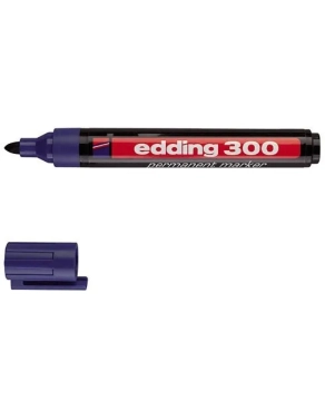Marcador Edding 300 punta ojiva azul