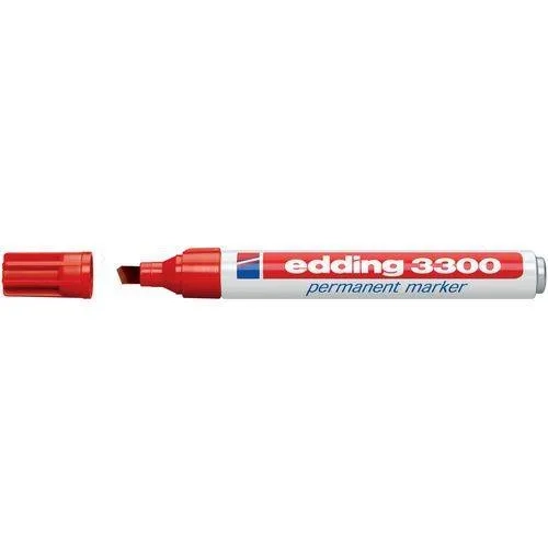 Rotulador permanente Edding 3300 rojo