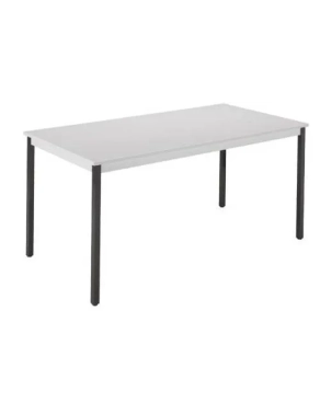 Mesa Eco 140 x 70 gris patas negras