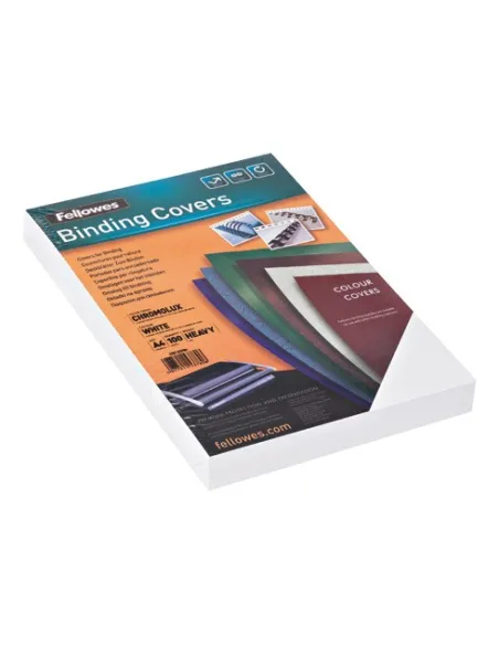 Cubiertas carton brillante para encuadernar blancas