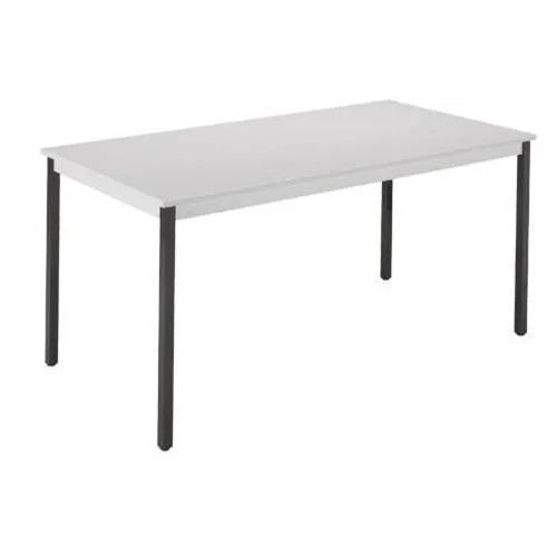 Mesa Eco 180 x 80 gris patas negras