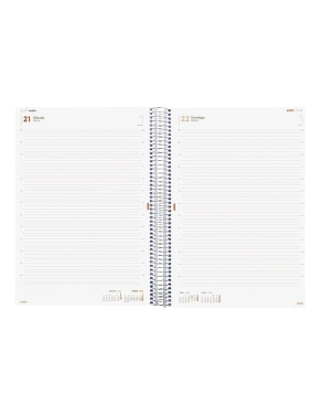 Agenda Finocam Year negra 215x155 dia pagina