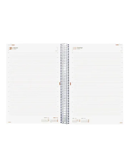 Agenda Finocam Year negra 215x155 dia pagina