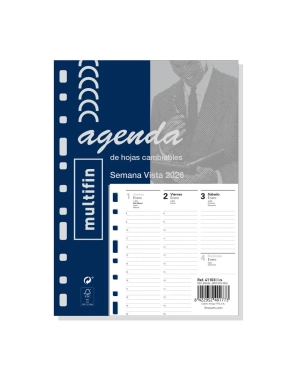 Recambio multifim anual 3002 semana vista