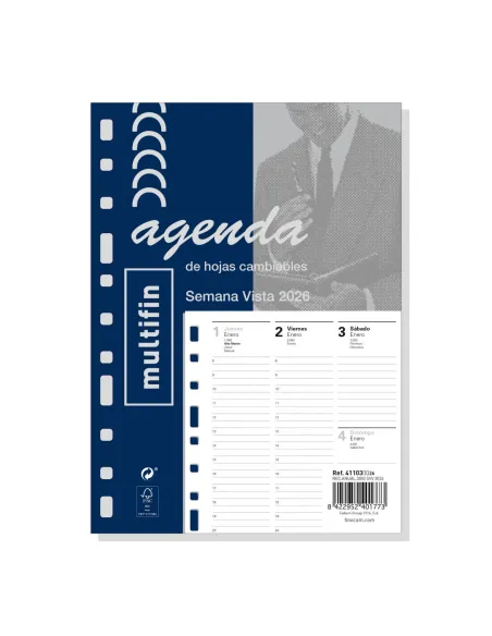 Recambio multifim anual 3002 semana vista