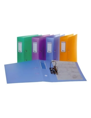 Archivador polipropileno traslucido Archivo 2000 malva